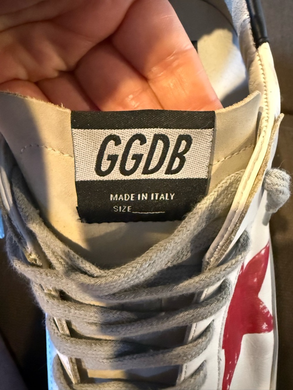 Golden Goose Superstar Sneakers 44 – White/Red Star – Made in Italy - Picture 5 of 7